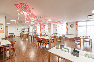 大阪市東淀川区 住宅型有料老人ホームの食堂