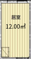 大阪府門真市 フォーユー今里のお部屋の見取り図