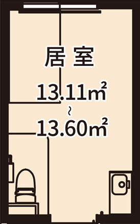 フォーユー堺深井のお部屋の見取り図