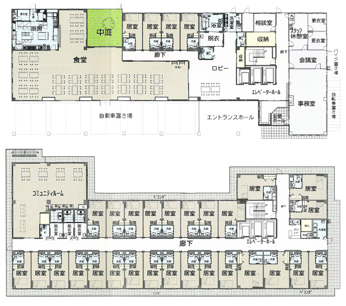 フォーユー堺北花田のフロア案内