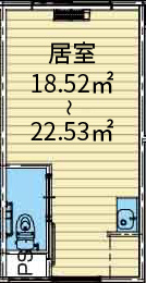 フォーユー宝塚のお部屋の見取り図