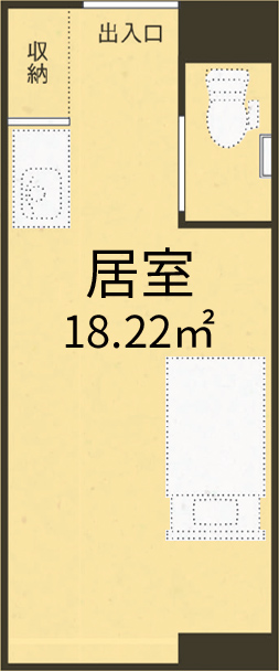 グラディーナ北鈴蘭台のお部屋の見取り図