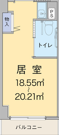 やさしい手ライブガーデン宝塚のお部屋の見取り図