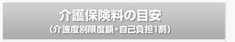 日健マネジメント 介護保険料の目安（介護度別限度額、自己負担１割）